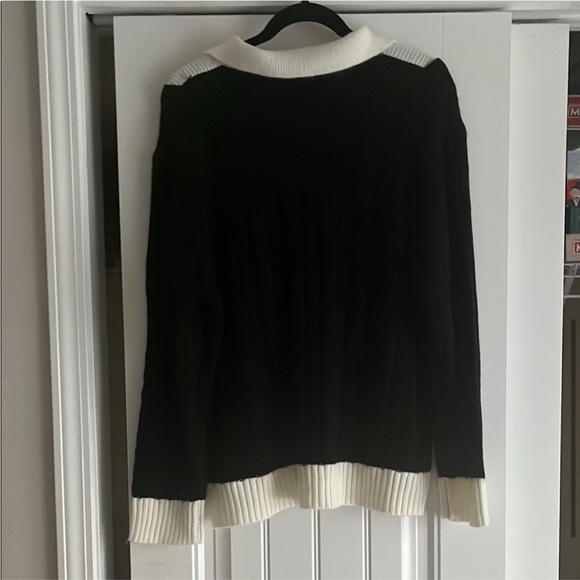 Black and White Women's Sweater - Picture 2 of 8